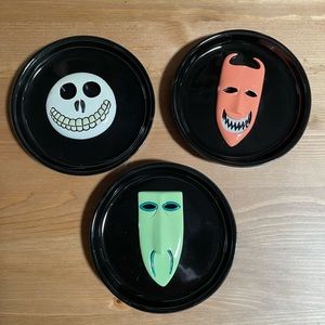 Nightmare Before Christmas - Lock, Shock, and Barrel Trinket Trays (set of 3)